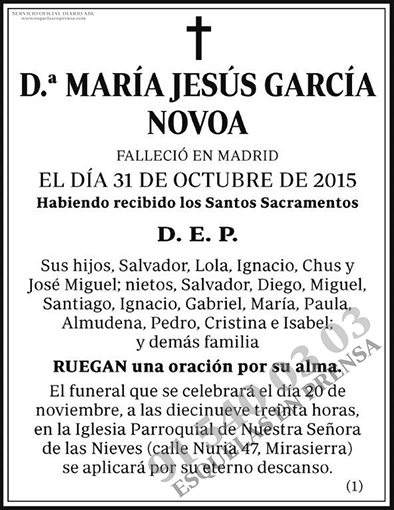 María Jesús García Novoa
